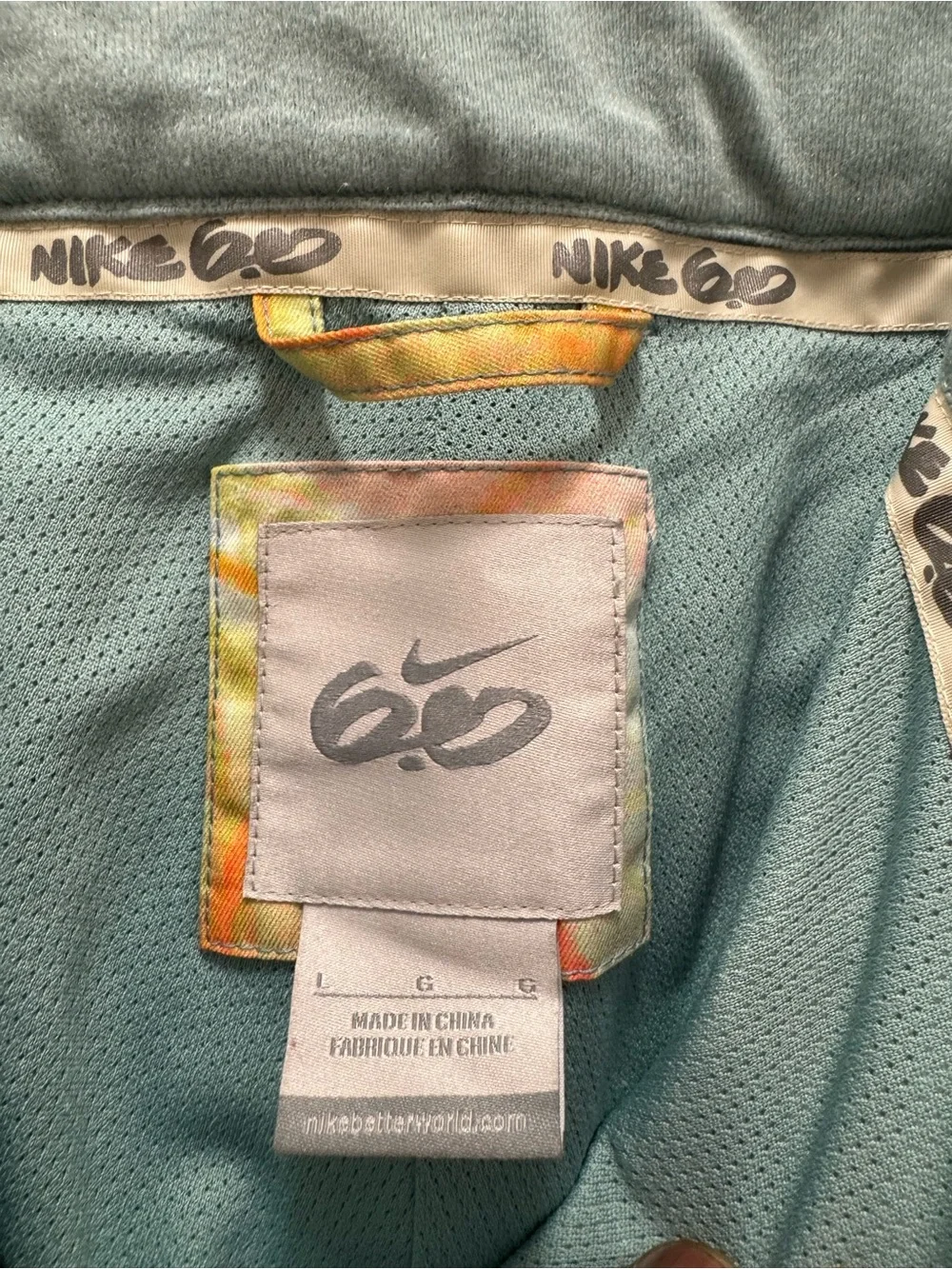 Vintage Nike 6.0 x Olivia Bee AOP Snowboard Pants  Abstract Pastel